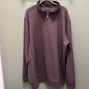 Men’s Southern Marsh striped quarter zip shirt